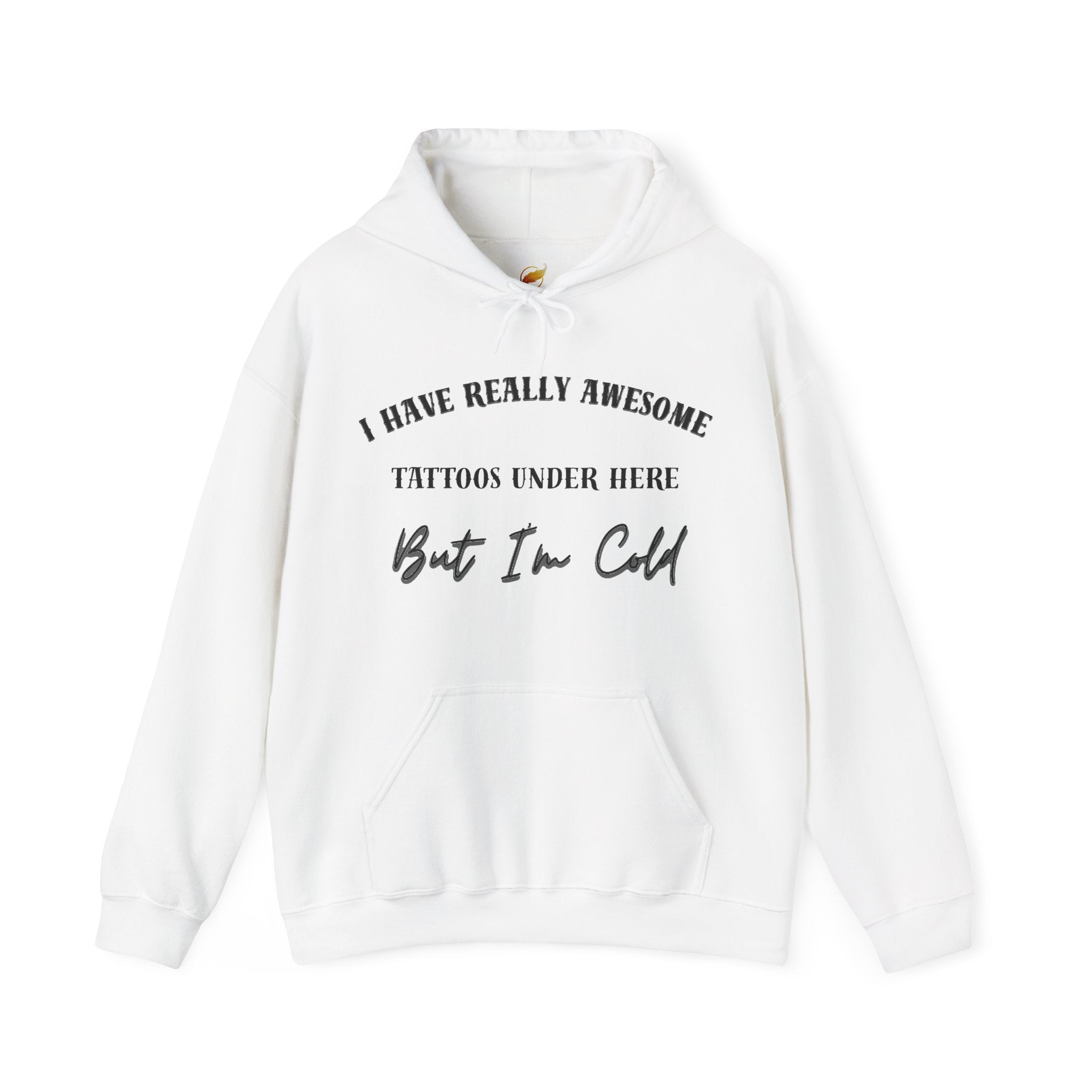 I Have Really Awesome Tattoos Under Here Hoodie, Funny Tattoo Humor, Tattoo Lovers Sweatshirt