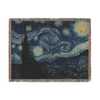The Starry Night Woven Blanket, Vincent van Gogh, Fine Art Throw