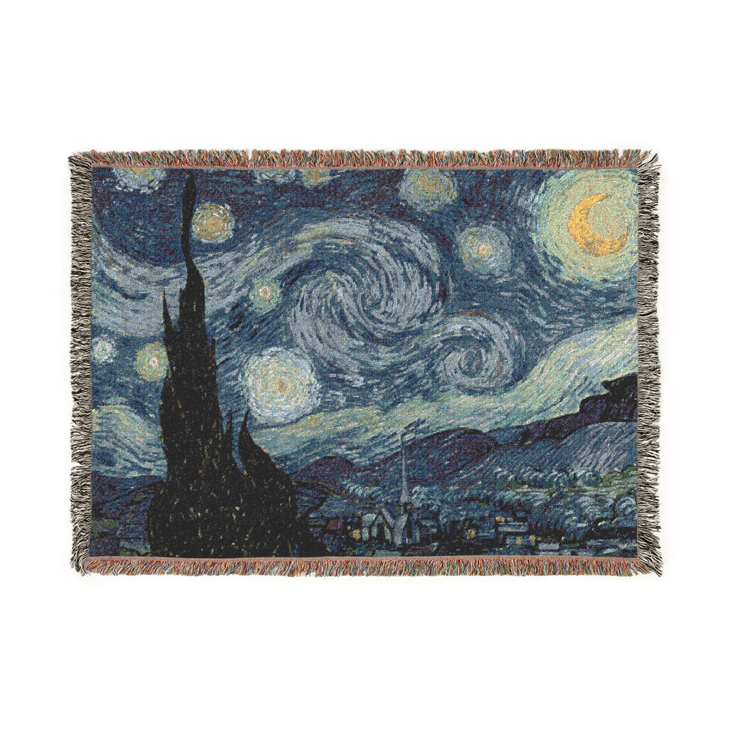 The Starry Night Woven Blanket, Vincent van Gogh, Fine Art Throw