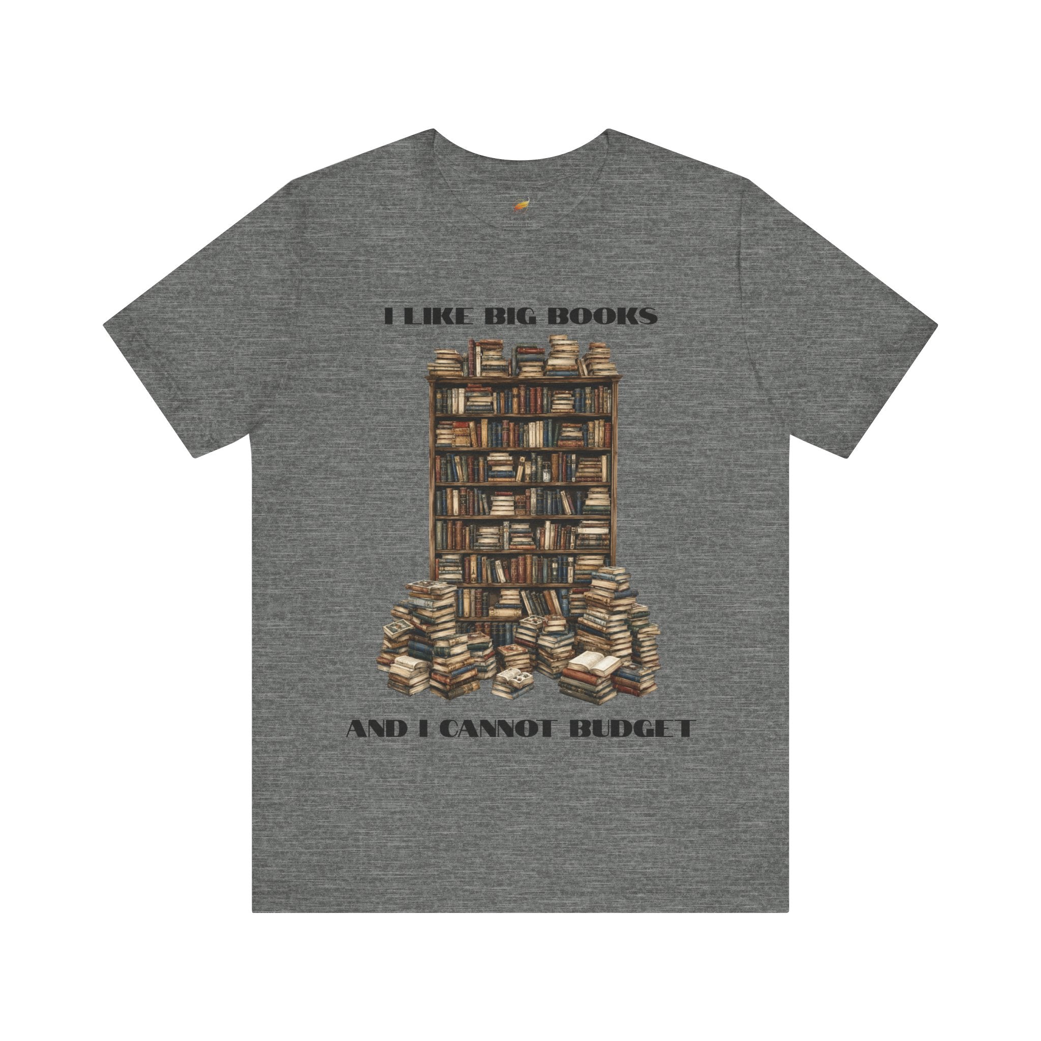 I Like Big Books And I Cannot Budget Graphic Tee, Book Lover T-shirt