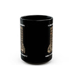 I Like Big Books And I Cannot Budget Mug, Funny Book Lover Humor, Black Ceramic
