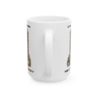 I Like Big Books And I Cannot Budget Mug, Funny Book Lover Humor, White Ceramic