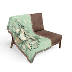 Roses Woven Blanket, Vincent van Gogh, Floral Fine Art Throw