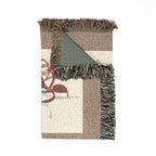 Amaryllis Formosissima Woven Blanket, Pierre-Joseph Redouté, Vintage Botanical Art Throw