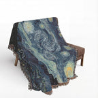 The Starry Night Woven Blanket, Vincent van Gogh, Fine Art Throw