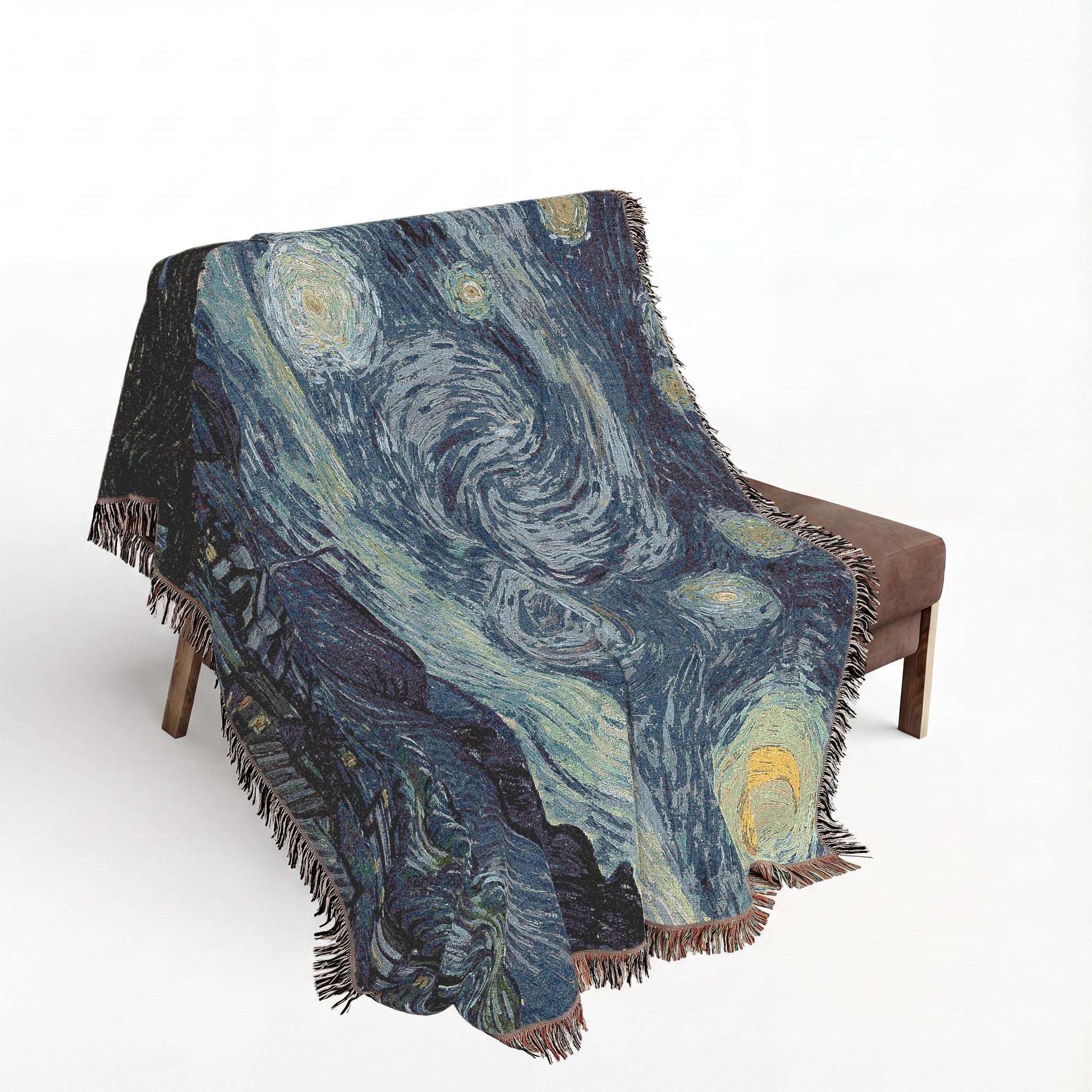 The Starry Night Woven Blanket, Vincent van Gogh, Fine Art Throw