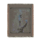 JOB Cigarette Papers Woven Blanket, Alphonse Mucha, 1897 Art Nouveau Poster