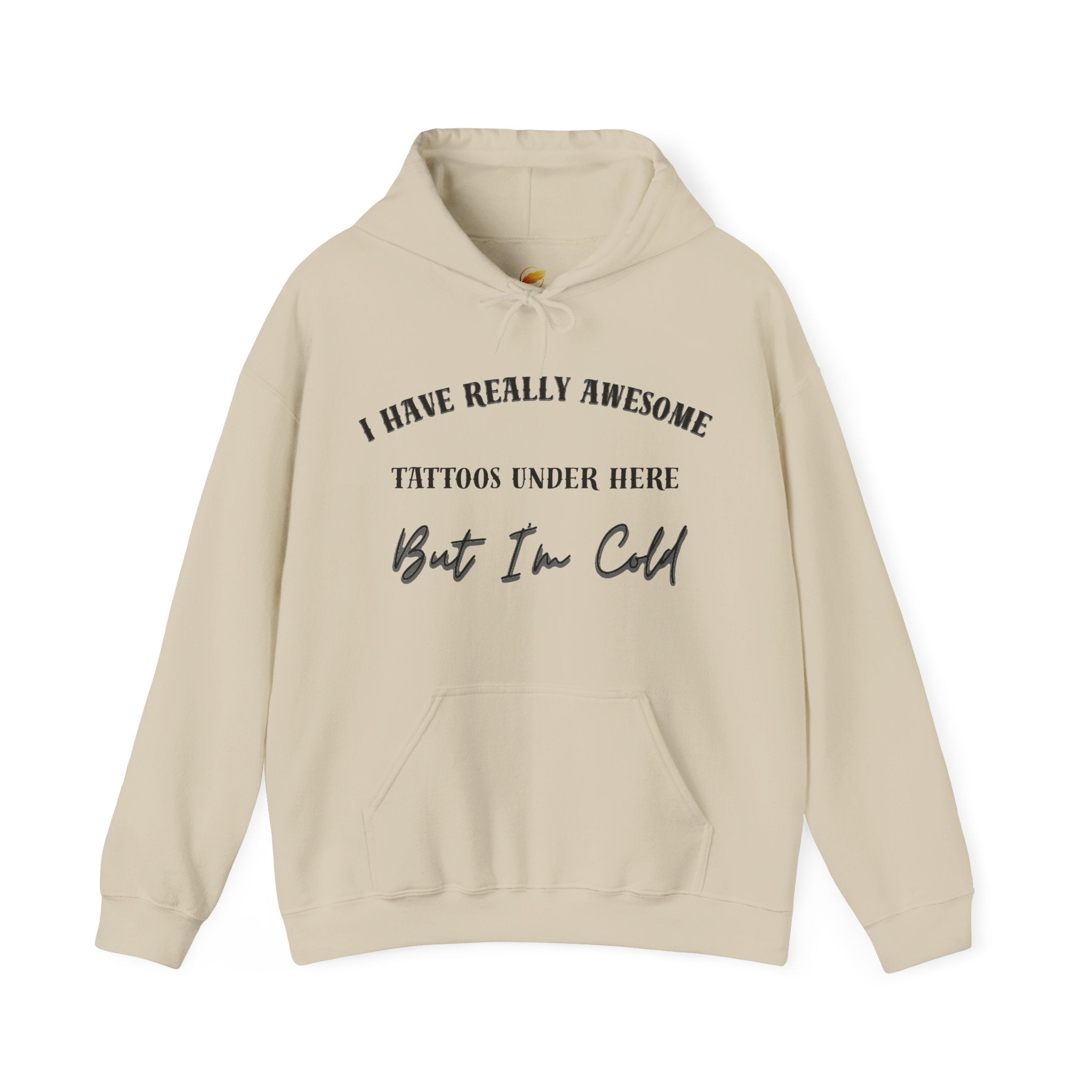 I Have Really Awesome Tattoos Under Here Hoodie, Funny Tattoo Humor, Tattoo Lovers Sweatshirt