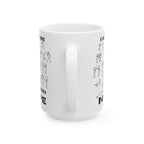 A Large Group of People Is Called a Nope Coffee Mug, Funny Introvert Humor, White Ceramic