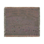 Japanese Footbridge Woven Blanket, Claude Monet, Impressionist Garden Art Throw