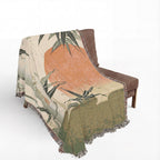Bamboo and Rising Sun Woven Blanket, Utagawa Kunimaru, Japanese Botanical Art