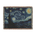 The Starry Night Woven Blanket, Vincent van Gogh, Fine Art Throw