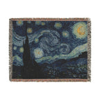 The Starry Night Woven Blanket, Vincent van Gogh, Fine Art Throw