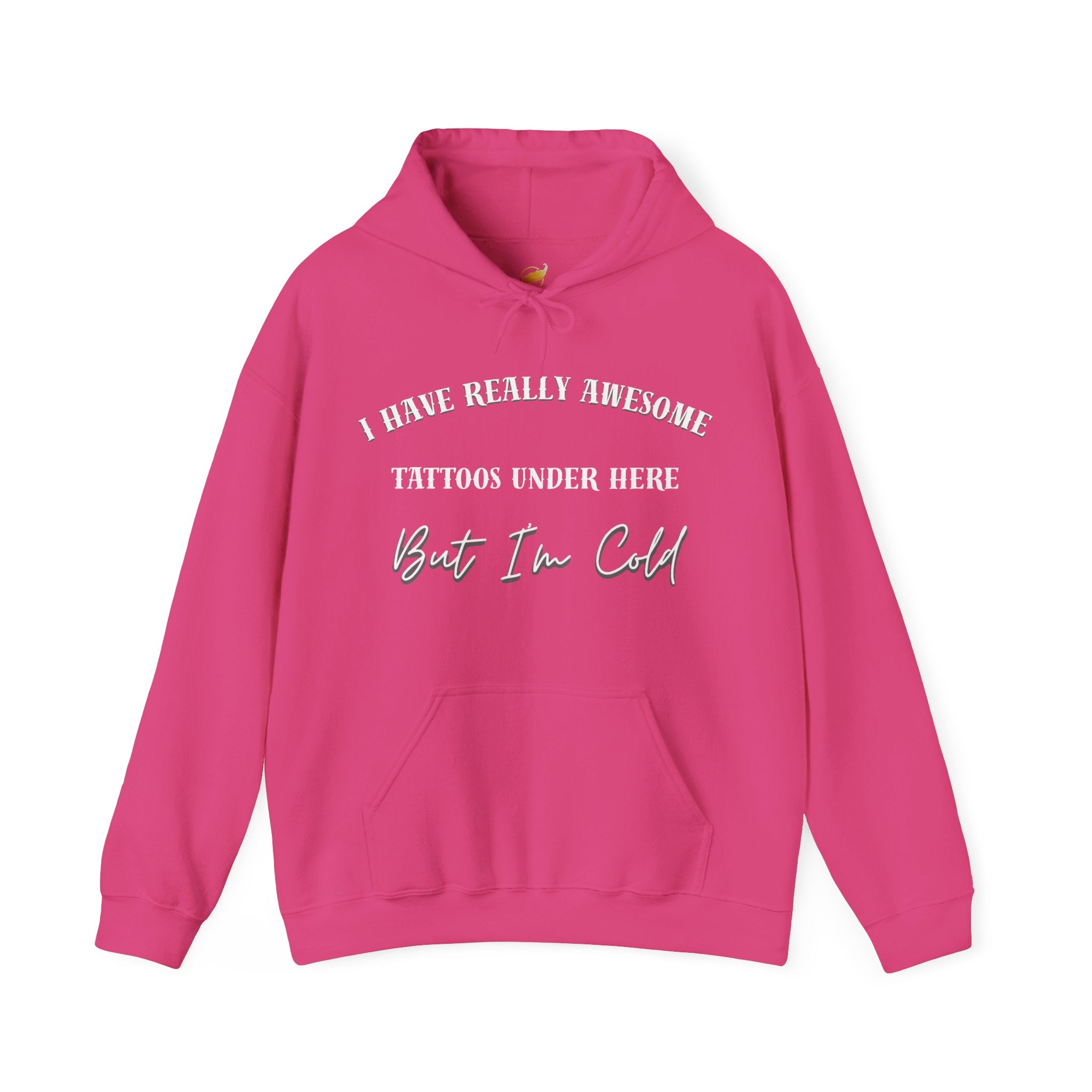 I Have Really Awesome Tattoos Under Here Hoodie, Funny Tattoo Humor, Tattoo Lovers Sweatshirt