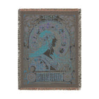 Zodiaque Woven Blanket, Alphonse Mucha, Art Nouveau Zodiac Art
