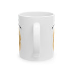 I Can't My Dog Looked Sad Mug, Funny Dog Lover Humor, White Ceramic