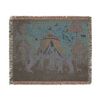 The Lady and the Unicorn À Mon Seul Désir Woven Blanket, Medieval Tapestry Art Throw