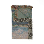 Waterloo Bridge, Gray Day Woven Blanket, Claude Monet, Impressionist London Art