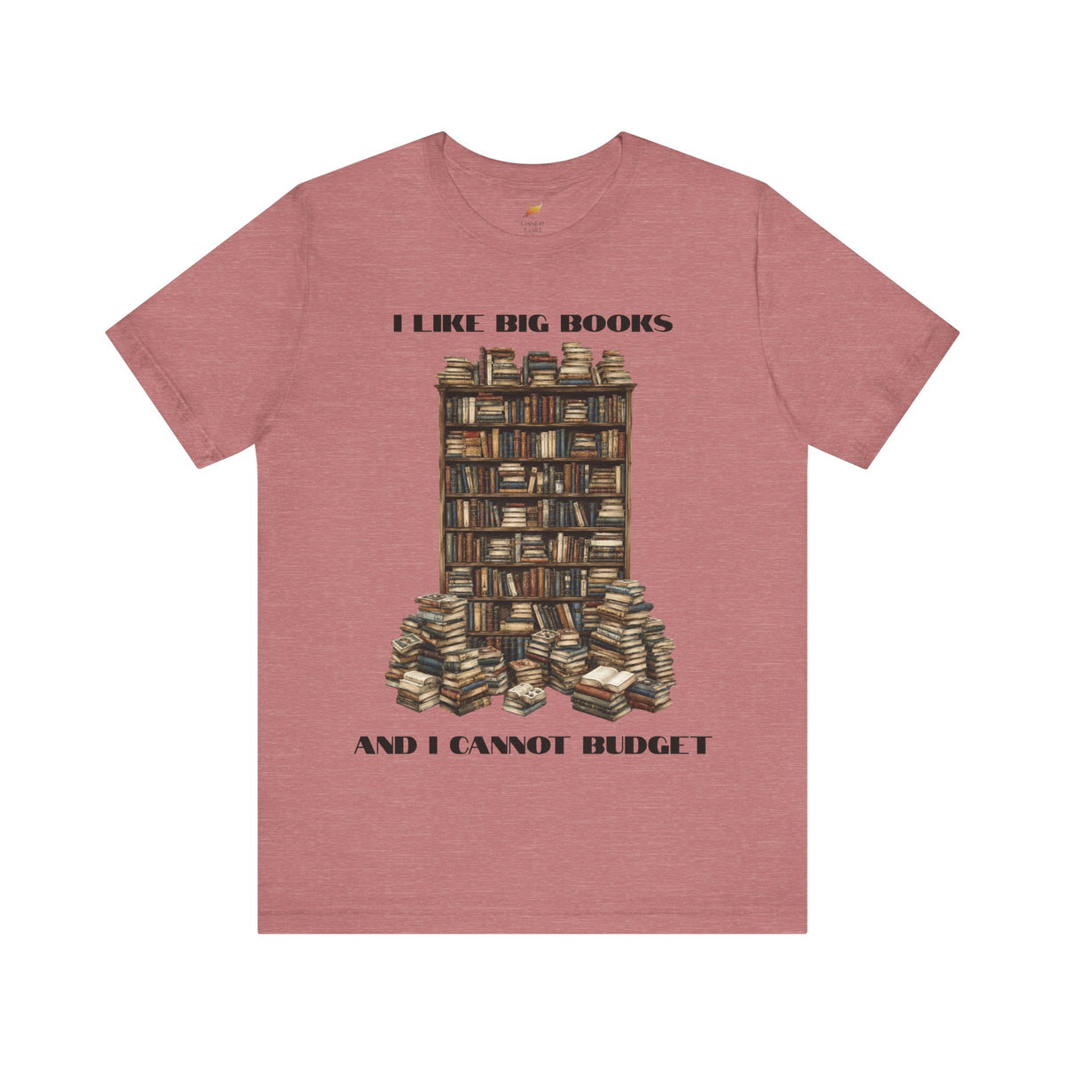 I Like Big Books and I Cannot Budget T-Shirt – Funny Book Lover Tee