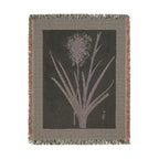 Agave Spicata Woven Blanket, Pierre-Joseph Redouté, Vintage Botanical Art Throw
