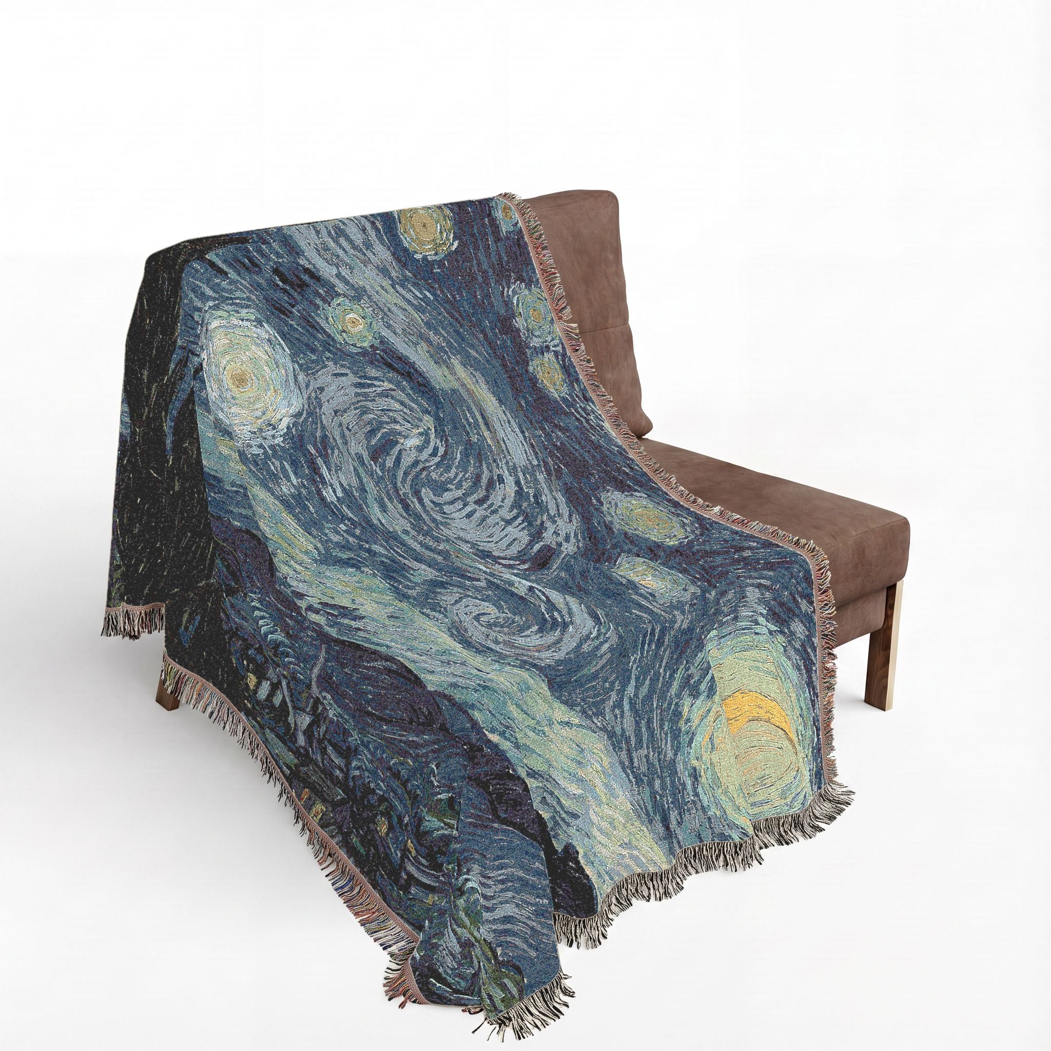 The Starry Night Woven Blanket, Vincent van Gogh, Fine Art Throw
