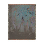 The Lady and the Unicorn Smell Woven Blanket, Medieval Tapestry Art Throw