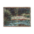 Water Lily Pond Woven Blanket, Claude Monet, Impressionist Art Throw
