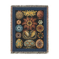 Ascidiae Sea Squirts Woven Blanket, Ernst Haeckel, Art Forms in Nature