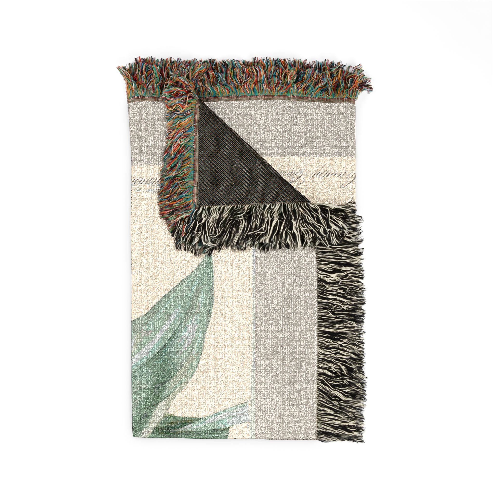 Crinum Giganteum Woven Blanket, Pierre-Joseph Redouté, Vintage Botanical Art Throw