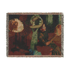 The Millinery Shop Woven Blanket, Edgar Degas Impressionist Art