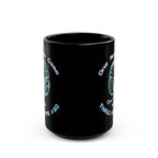 One More Game Was Three Hours Ago Mug, Funny Gamer Humor, Retro Neon Black Ceramic