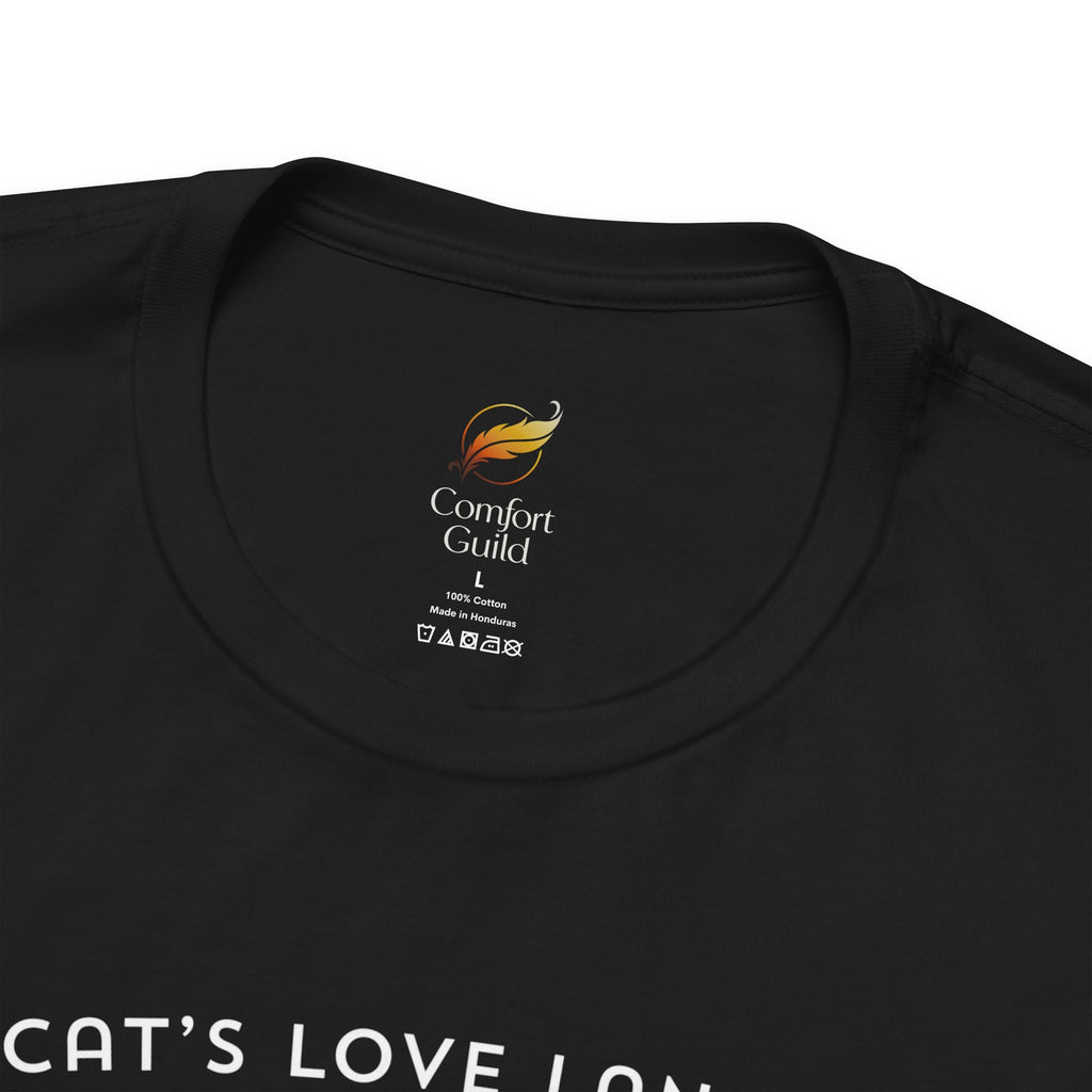 My Cat's Love Language Is Property Damage Graphic Tee, Funny Cat T-Shirt