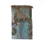 Children Playing on the Beach Woven Blanket, Mary Cassatt, Impressionist Art Throw