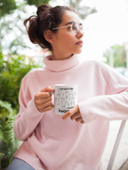 A Large Group of People Is Called a Nope Coffee Mug, Funny Introvert Humor, White Ceramic