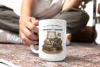 My Cat's Love Language is Property Damage Mug, Funny Cat Humor, White Ceramic