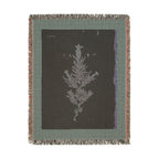 A Curious Herbal French Lavender Woven Blanket, Elizabeth Blackwell, Botanical Art Throw