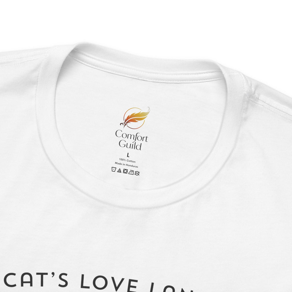 My Cat's Love Language Is Property Damage Graphic Tee, Funny Cat T-Shirt