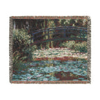 Water Lily Pond Woven Blanket, Claude Monet, Impressionist Art Throw