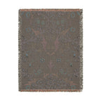 Blackthorn Woven Blanket, John Henry Dearle, Arts and Crafts Floral Art Throw