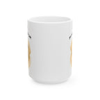 I Can't My Dog Looked Sad Mug, Funny Dog Lover Humor, White Ceramic