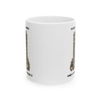 I Like Big Books And I Cannot Budget Mug, Funny Book Lover Humor, White Ceramic