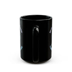 One More Game Was Three Hours Ago Mug, Funny Gamer Humor, Retro Neon Black Ceramic
