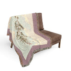 A Curious Herbal French Lavender Woven Blanket, Elizabeth Blackwell, Botanical Art Throw