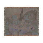A Basket of Apples Woven Blanket, Paul Cézanne, Post-Impressionist Still Life Art