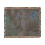 The Millinery Shop Woven Blanket, Edgar Degas Impressionist Art