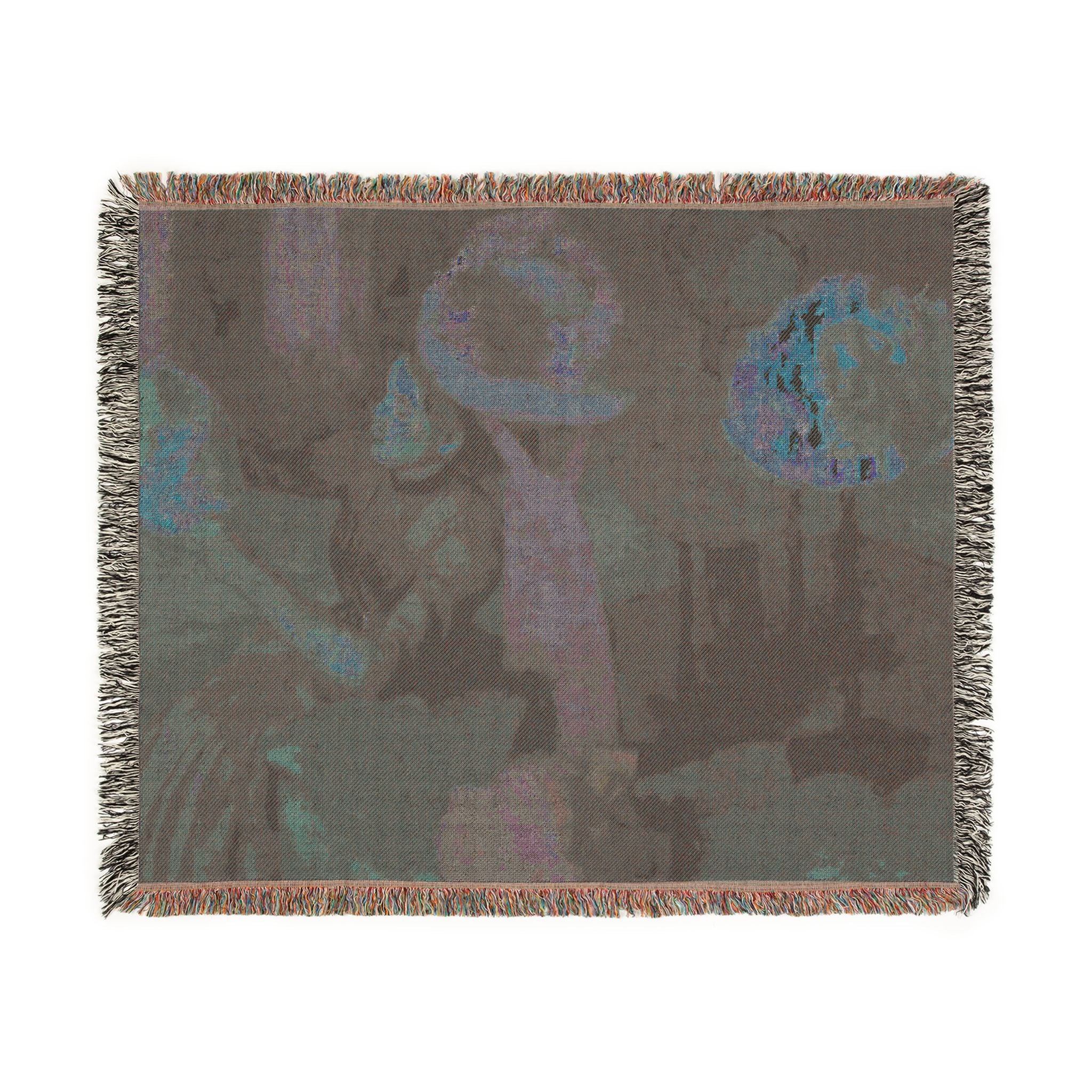 The Millinery Shop Woven Blanket, Edgar Degas Impressionist Art