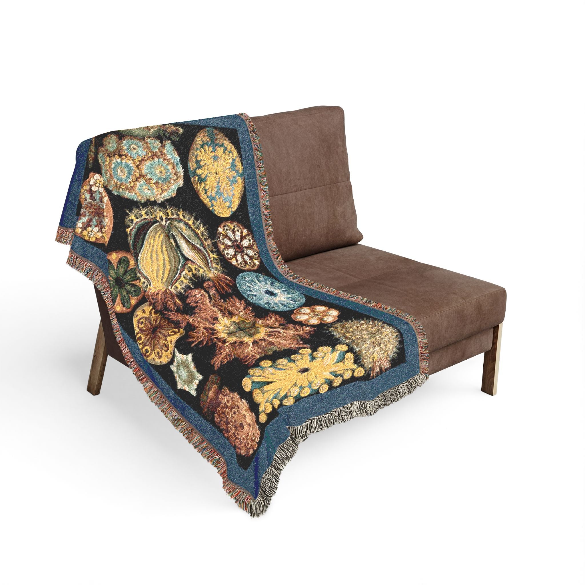 Ascidiae Sea Squirts Woven Blanket, Ernst Haeckel, Art Forms in Nature