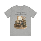 My Cat's Love Language Is Property Damage Graphic Tee, Funny Cat T-Shirt