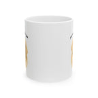 I Can't My Dog Looked Sad Mug, Funny Dog Lover Humor, White Ceramic