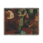 The Millinery Shop Woven Blanket, Edgar Degas Impressionist Art